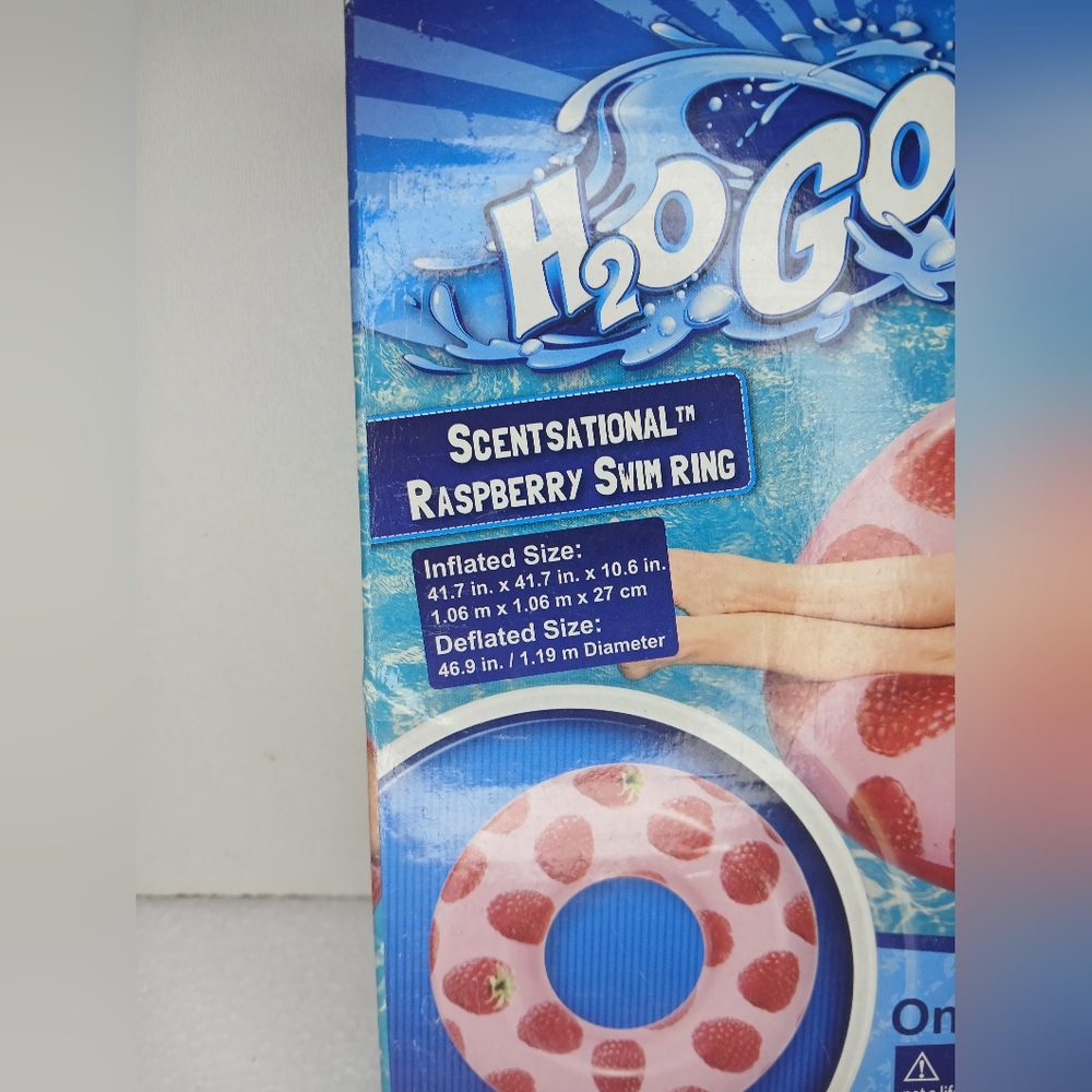 H2O Go Scentsational Raspberry Swim Ring New - Picture 2 of 4